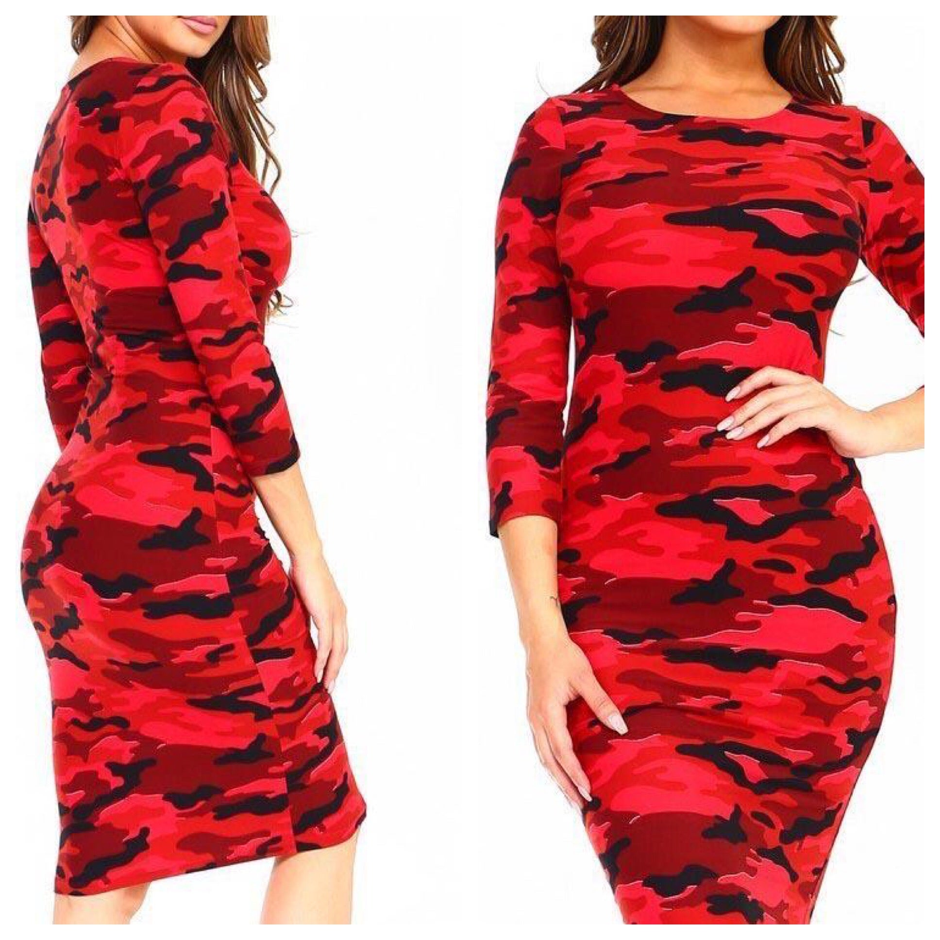 Camo bodycon on sale